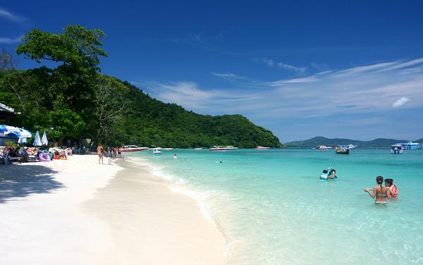 Pattaya Beach with the picturesque scenery